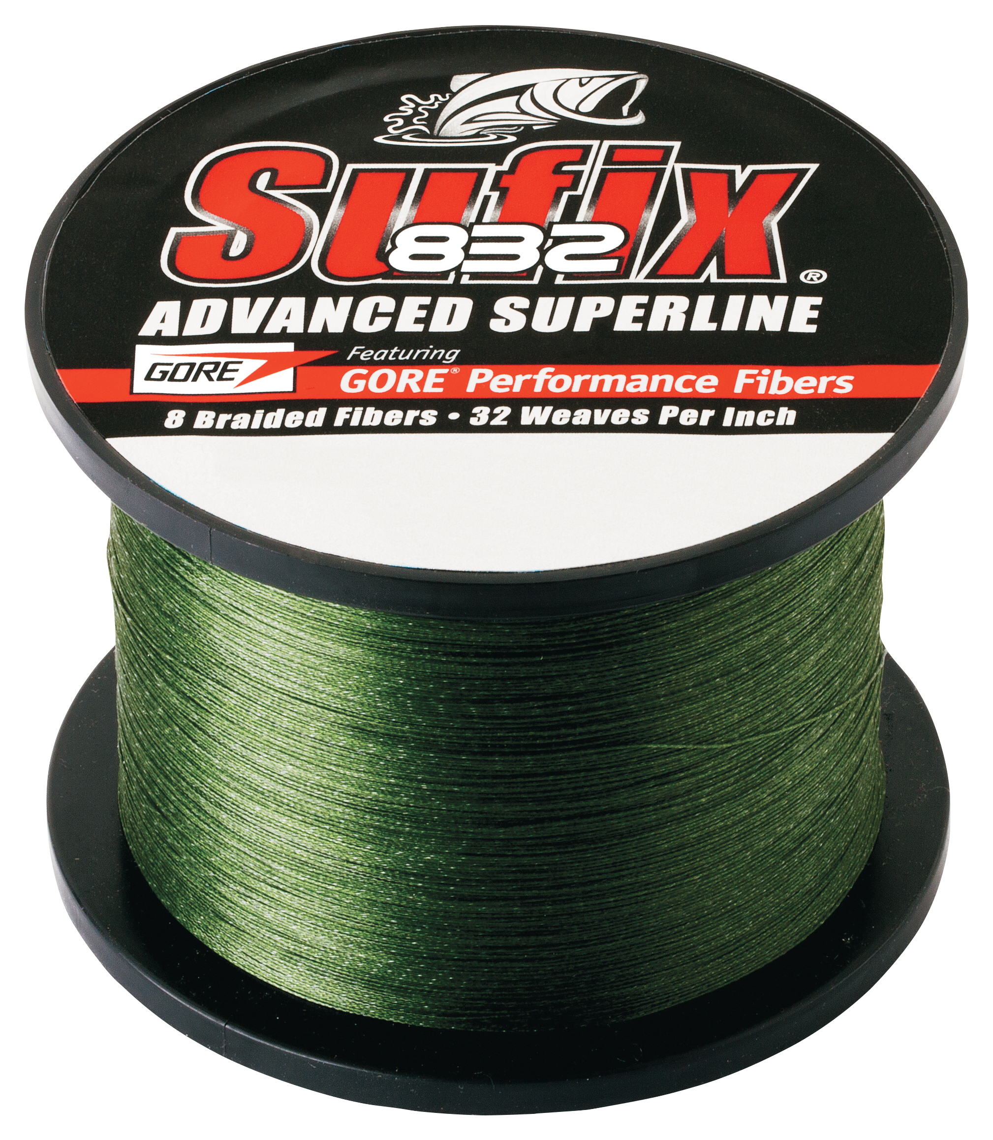 Fil De Pêche Sufix Nylon Duraflex - 300m, Diamètre 0.14mm, Résistance 2.4kg, Couleur Lo-Vis Green